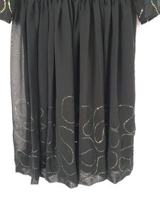 Black Sequin Dress