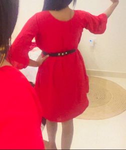 Preety Red Dress