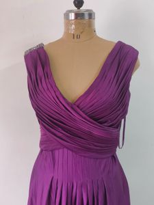 Elegant Purple Maxi Dress