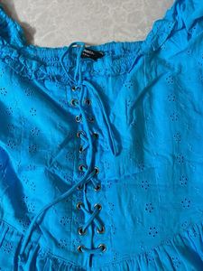 cute blue corset dress