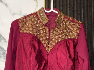 Maroon Suit