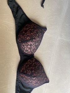 Black Lace Bra