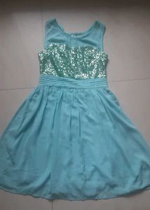 Sparkly Bluish green Party Dress