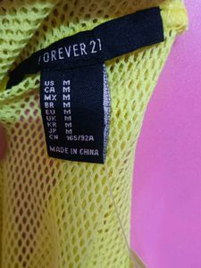 Neon Mesh Top