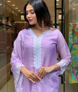 Elegant Lavender Salwar Suit