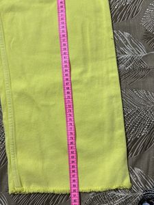 Yellow Wide Leg Jeans