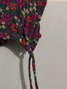Zudio Crop Floral Multicoloured Shirt