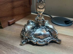 Ner Mitzvah Silver Plated Candle Stand