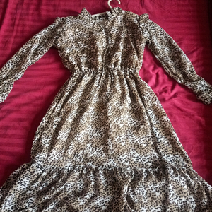 Cheetah print dress