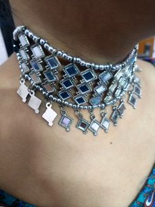 New Mirror Neck Jewellery Set