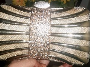 Golden Wedding Hand Clutches For Women