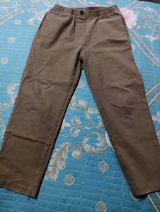 Boys Brown Casual Pants