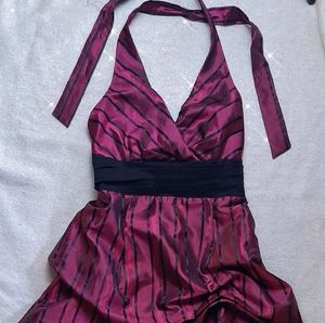 Gangsta&#39;licious Satin poufy mini dress-le Chateau
