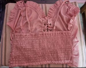 Pink Urbanic Satin Top
