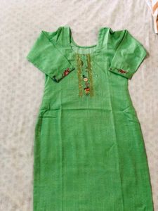 Green kurta set