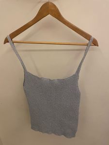 Baby Blue Knit Tank Top