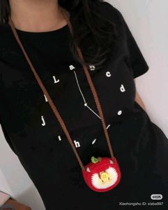 Crochet Apple Sling Bag
