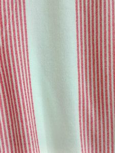 Striped Twist-Front Crop Top