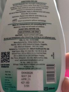 Abbott Selsun clinically Based Shampoo
