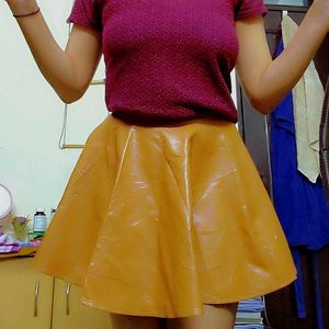 Shein Leather Skirt
