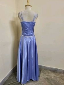 Lilac Satin Two-Piece Set