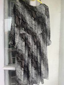 Stylish Animal Print Dress