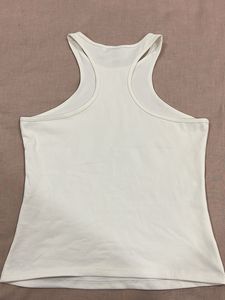 H&amp;M White Racerback Tank Top