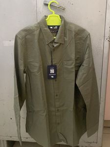 Olive Green Shirt with Tags