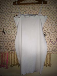 🎁Buy 2, Get 2 Free🎁White Scallop Dress