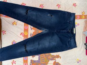 Ripped Dark Wash Jeans