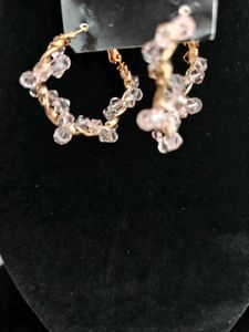 Beaded Hoop Earrings