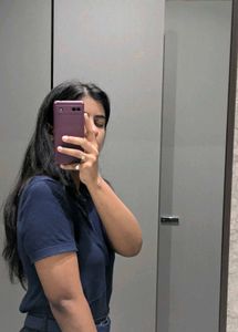 blue top for office wear