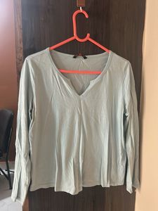 Light Blue Long Sleeve Top