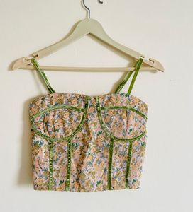 Floral Corset Top