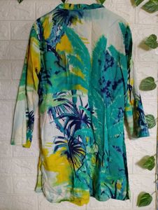 💥Multicolor Tropical Print Kurti