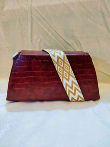 Brown Box Sling Bag 🤎