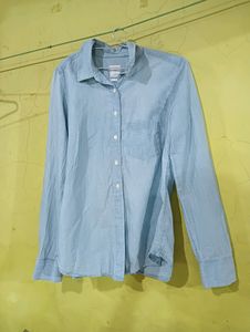 Blue Formal Shirt For Women