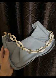 Baby Blue Shoulder Baguette