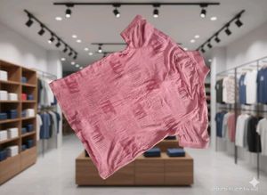 Pink Patterned Polo Shirt