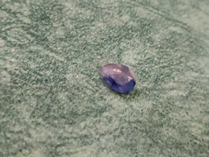 Blue Faceted Teardrop Gemstone Pendant