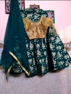 Beautiful Lahenga For Mehendi Function