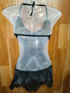 Beautiful See-through Mini Dress 17aug15