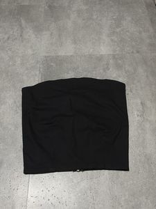 Black Bandeau Top