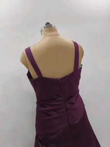 Elegant Aubergine Evening Gown