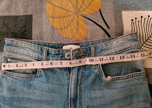 H&amp;m Wide Leg Denim Jeans