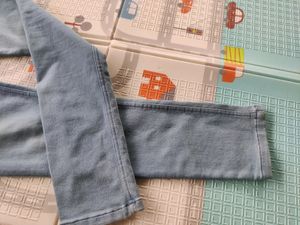 Light Blue Colour Skinny Fit High Rise Jeans