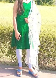 Green Kurta Set