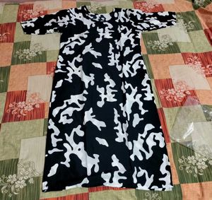 Abstract Print Dress