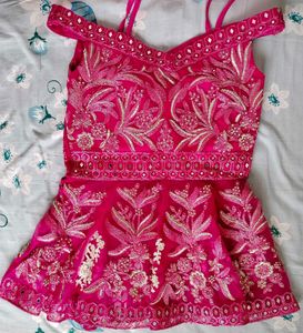 Hot Pink Bridal Lehenga