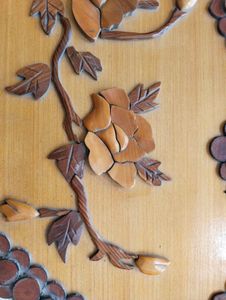Wooden Heart Floral Wall Decor